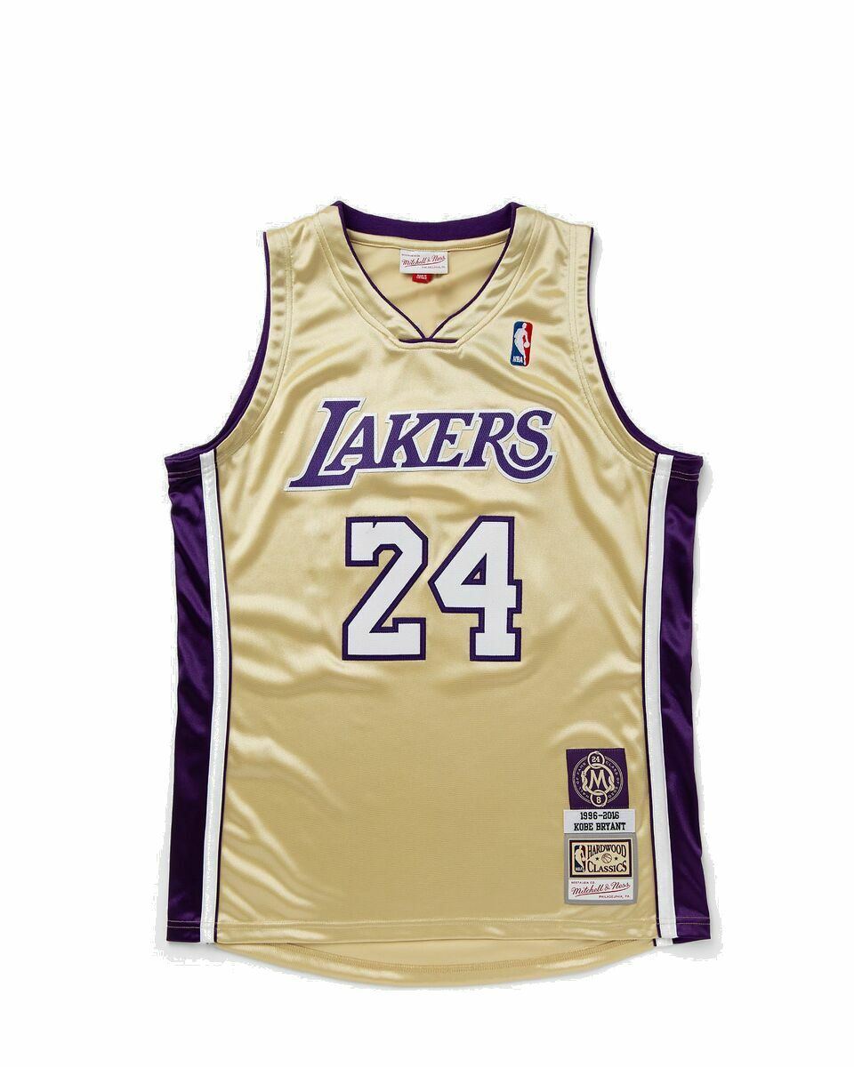 Photo: Mitchell & Ness Nba Authentic Jersey Los Angeles Lakers Hall Of Fame 1996 2016 Kobe Bryant #24 Gold - Mens - Jerseys