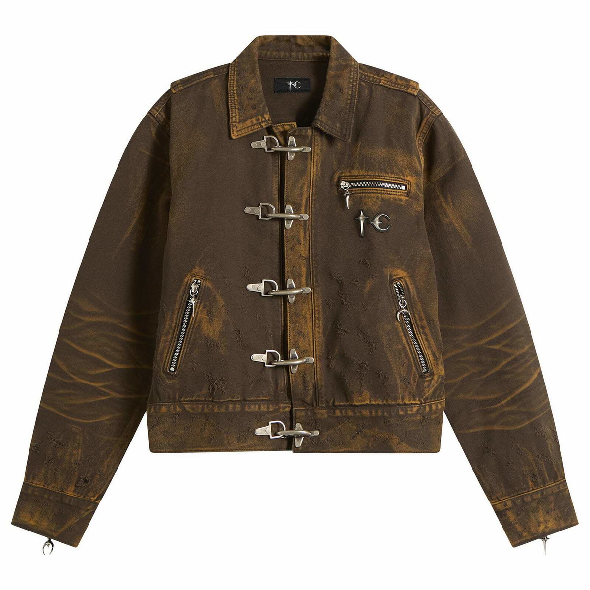Thug Club Men's Cotton Jacket in Olive