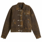 Thug Club Men's Cotton Jacket in Olive