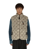 Kapital Do Gi Sashiko Boa Fleece Reversible Vest