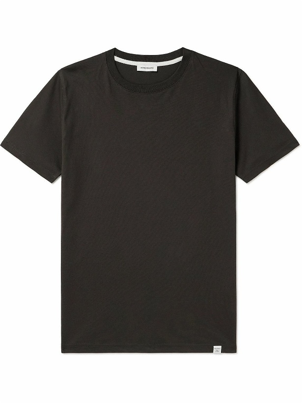 Photo: Norse Projects - Niels Organic Cotton-Jersey T-Shirt - Brown