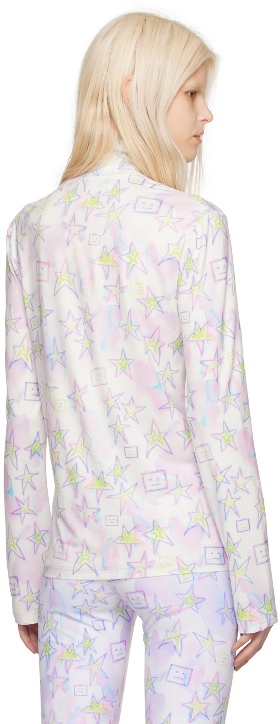 Acne Studios Multicolor Printed Turtleneck Acne Studios