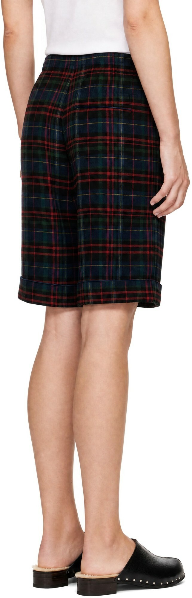 R13 Navy Jumbo Pyjama Shorts