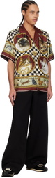 Dolce&Gabbana Black & Beige 'DG' Cushion Sneakers