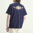 Malbon Men's Torrey Pines Bermuda Eagle T-Shirt in Baritone Blue