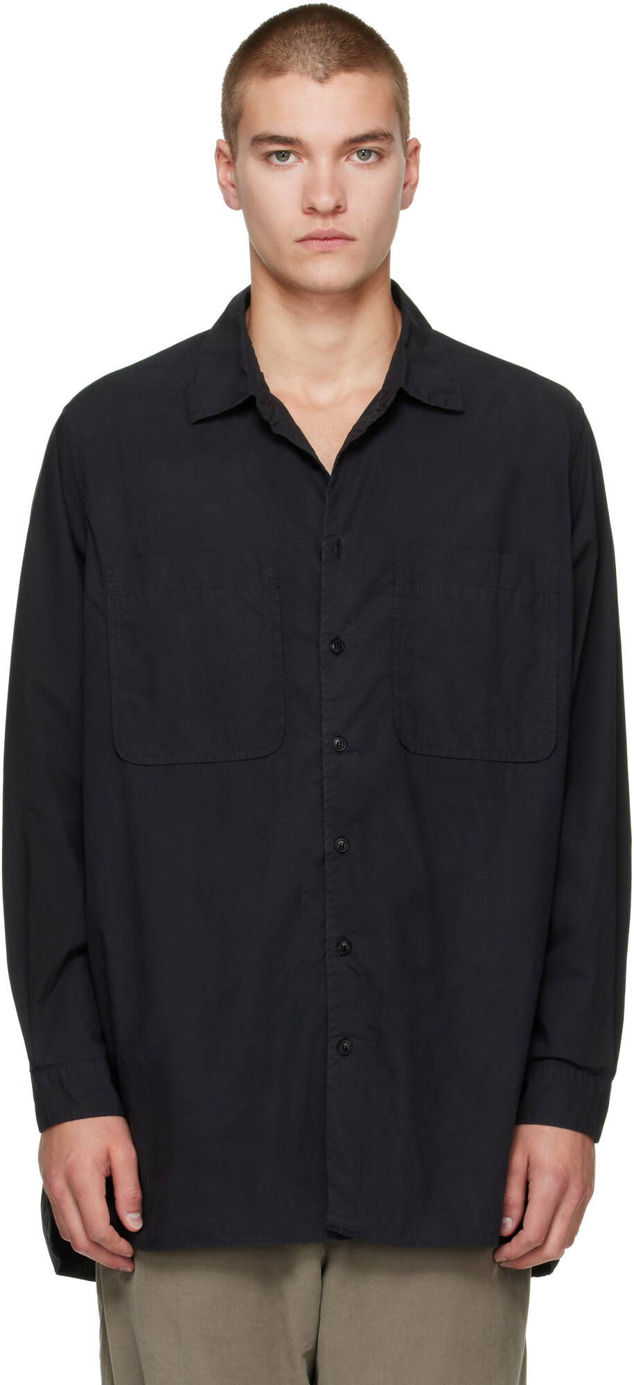 CASEY CASEY Black Ikla Pocket Shirt