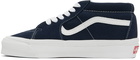 Vans Navy OG Sk8 Mid LX Sneakers