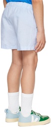 Bonmot Organic Kids Blue Side Stripe Shorts