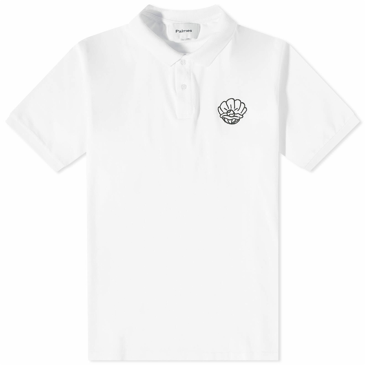 Photo: Palmes Men's Oyster Polo Shirt in White