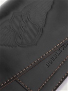 RRL - Surveyor Logo-Embossed Leather Wallet with Chain