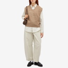 DUNST Women's Essential Knit Vest in Camel