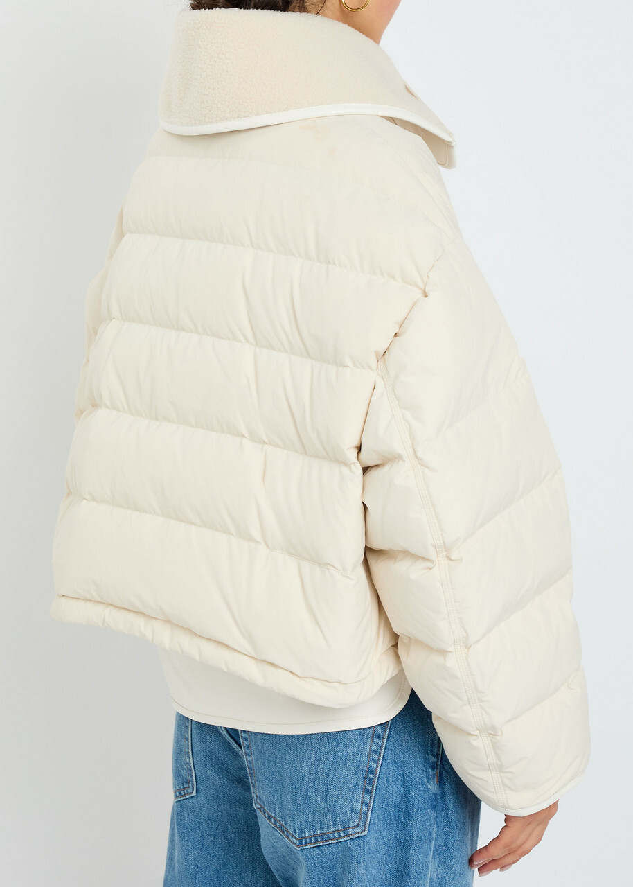 Rag & Bone Gloria Quilted Shell Jacket Off White