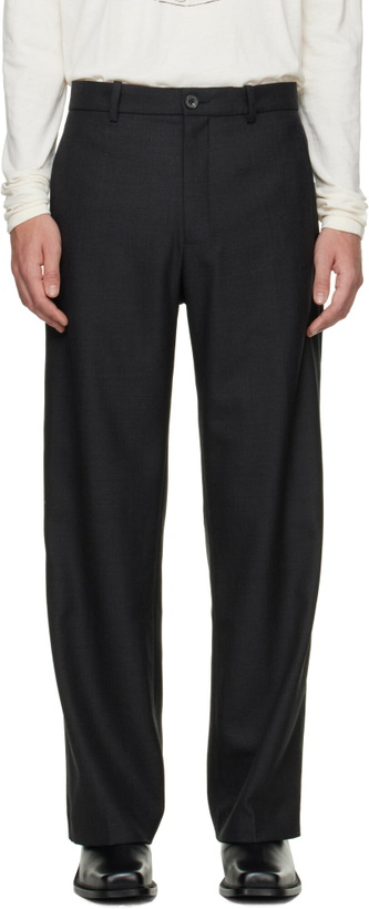 Photo: BLUEMARBLE Gray Relaxed Tailored Trousers