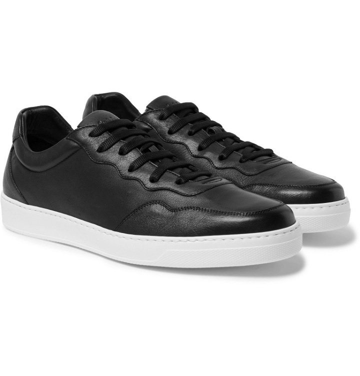 Photo: Paul Smith - Theo Leather Sneakers - Black