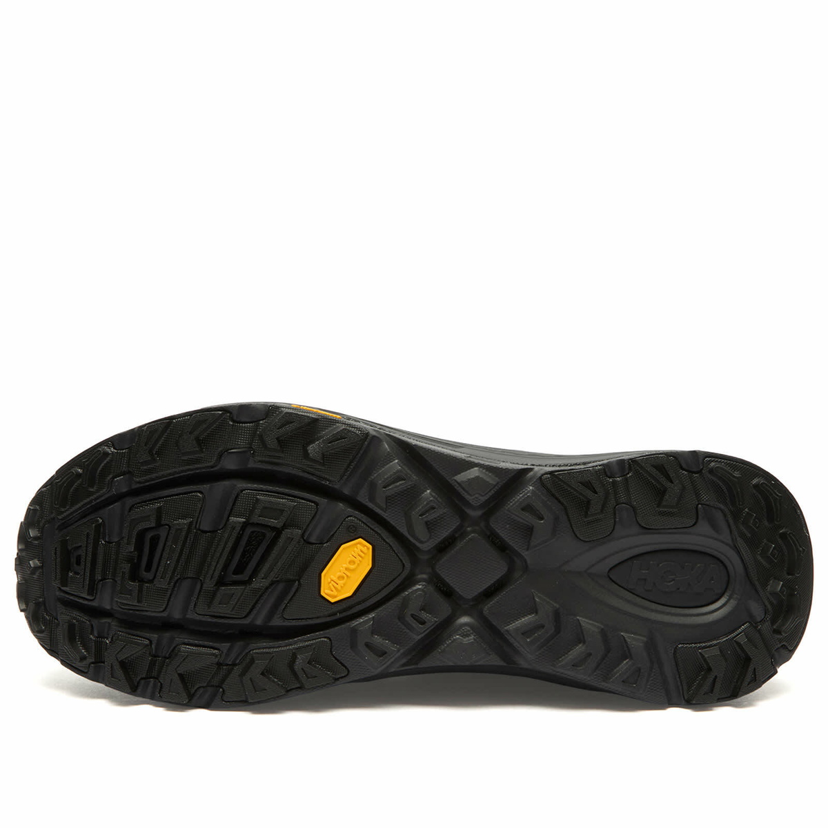 HOKA ONE ONE U Mafate Three2 Wordmark Sneaker in Black/Outer Orbit