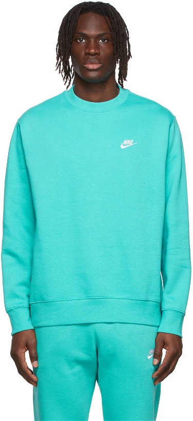 Photo: Nike Blue Cotton Sweatshirt