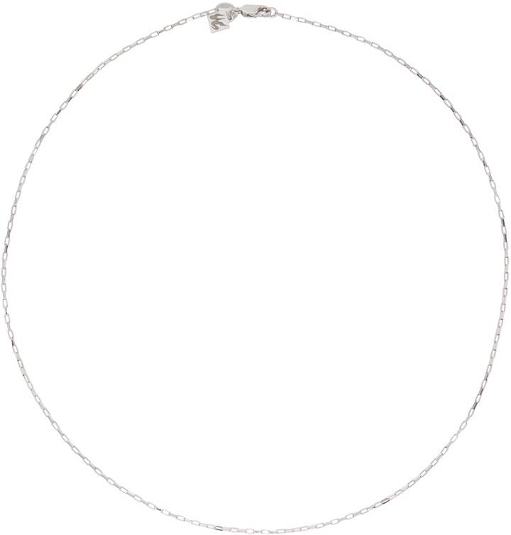 Photo: Veneda Carter SSENSE Exclusive Silver Fine Chain VC008 Necklace