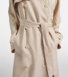 The Frankie Shop Veyron ovesized twill trench coat