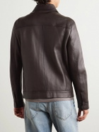Yves Salomon - Leather Blouson Jacket - Brown