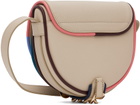 See by Chloé Beige Small Mara Saddle Bag