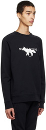 Maison Kitsuné Black Fox Stamp Sweatshirt