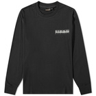 Napapijri Men's Long Sleeve Quintino T-Shirt in Black