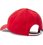 Moncler - Logo-Appliquéd Cotton-Twill Baseball Cap - Red