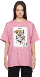 Moschino Pink Teddy Bear T-Shirt