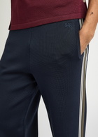 Wales Bonner Tide Knitted Sweatpants Navy