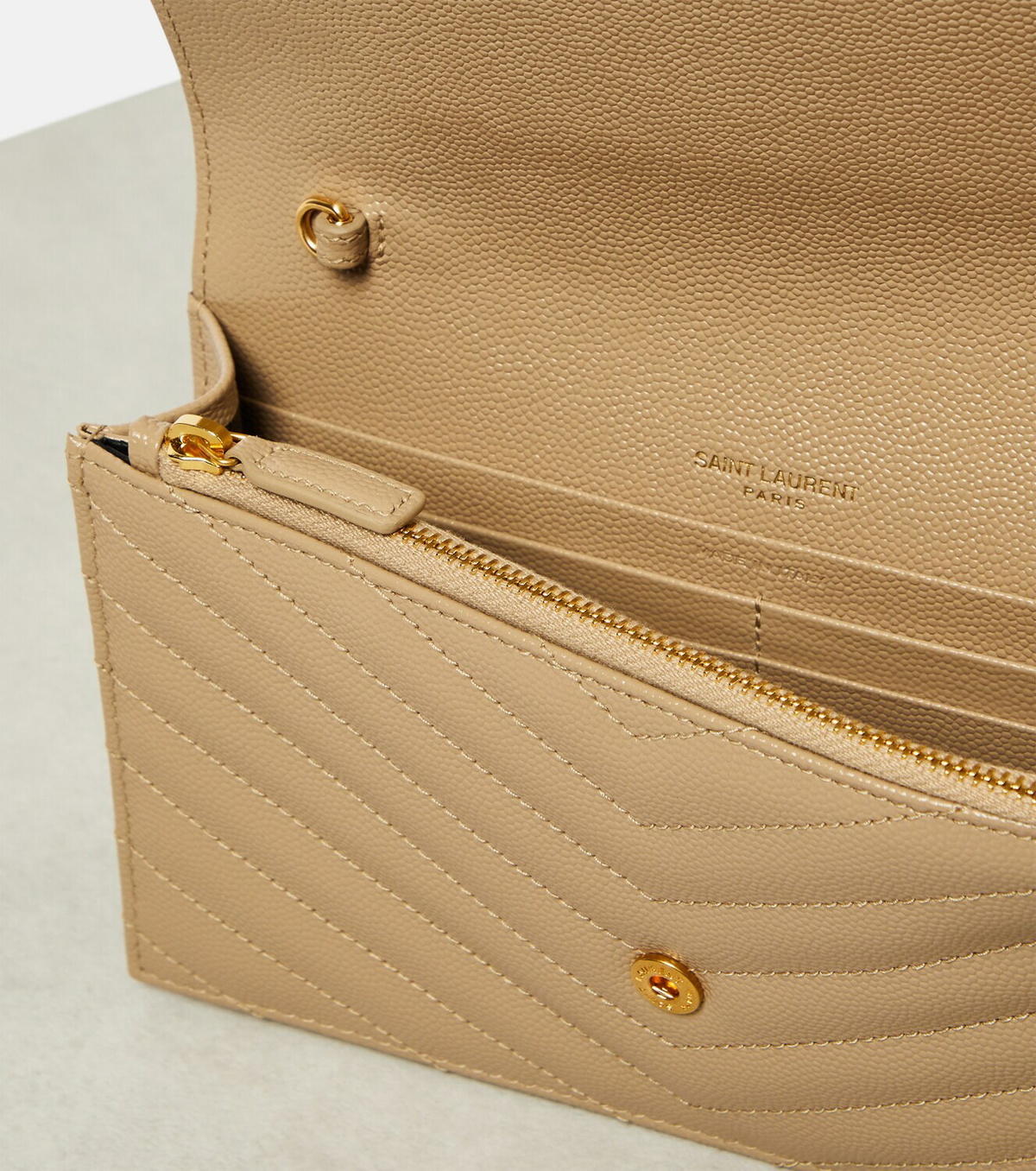 24AW new/Saint Laurent カッサンドレチェーンウォレット Wallet CASSANDRE CHAIN WALLET IN LAMBSKIN | Saint Laurent | YSL GR