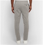 Ralph Lauren Purple Label - Slim-Fit Fleece-Back Cotton-Blend Jersey Sweatpants - Men - Gray