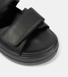 Hogan H680 leather sandals