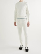 TOM FORD - Tapered Jersey Sweatpants - White
