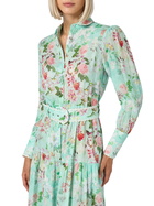 MC2 Saint Barth Woman Linen Dress Marbella With Flower Print
