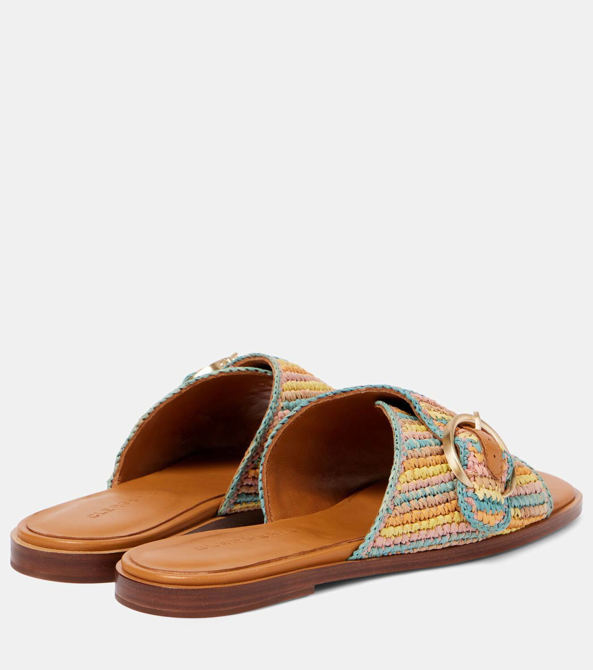Clergerie Irme raffia slides