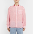 120% - Garment-Dyed Linen Shirt - Pink