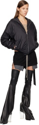 Rick Owens DRKSHDW Black Concordians Sealed Windbreaker Jacket