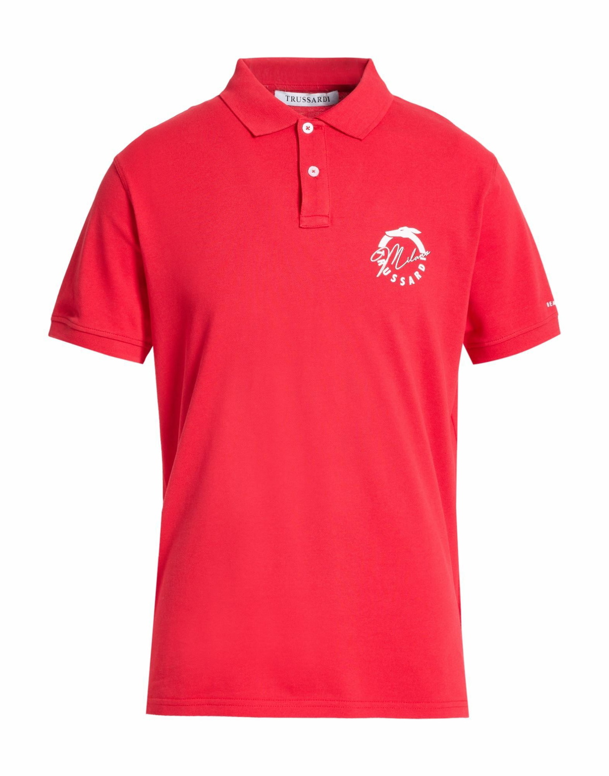 Trussardi Mens Polo shirt in Red
