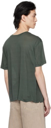LEMAIRE Green Soft T-Shirt