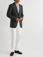 TOM FORD - O'Connor Slim-Fit Silk, Linen and Wool-Blend Suit Jacket - Black