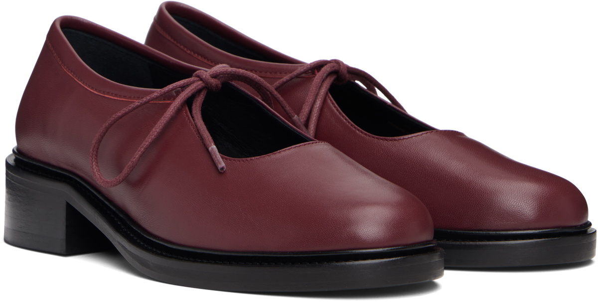 Nicole Saldaña SSENSE Exclusive Red Fabiana Loafers
