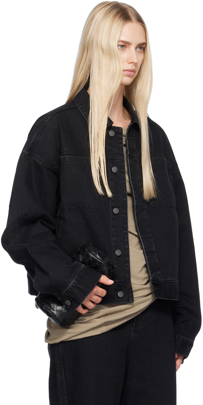 Entire Studios Black Gem Denim Jacket