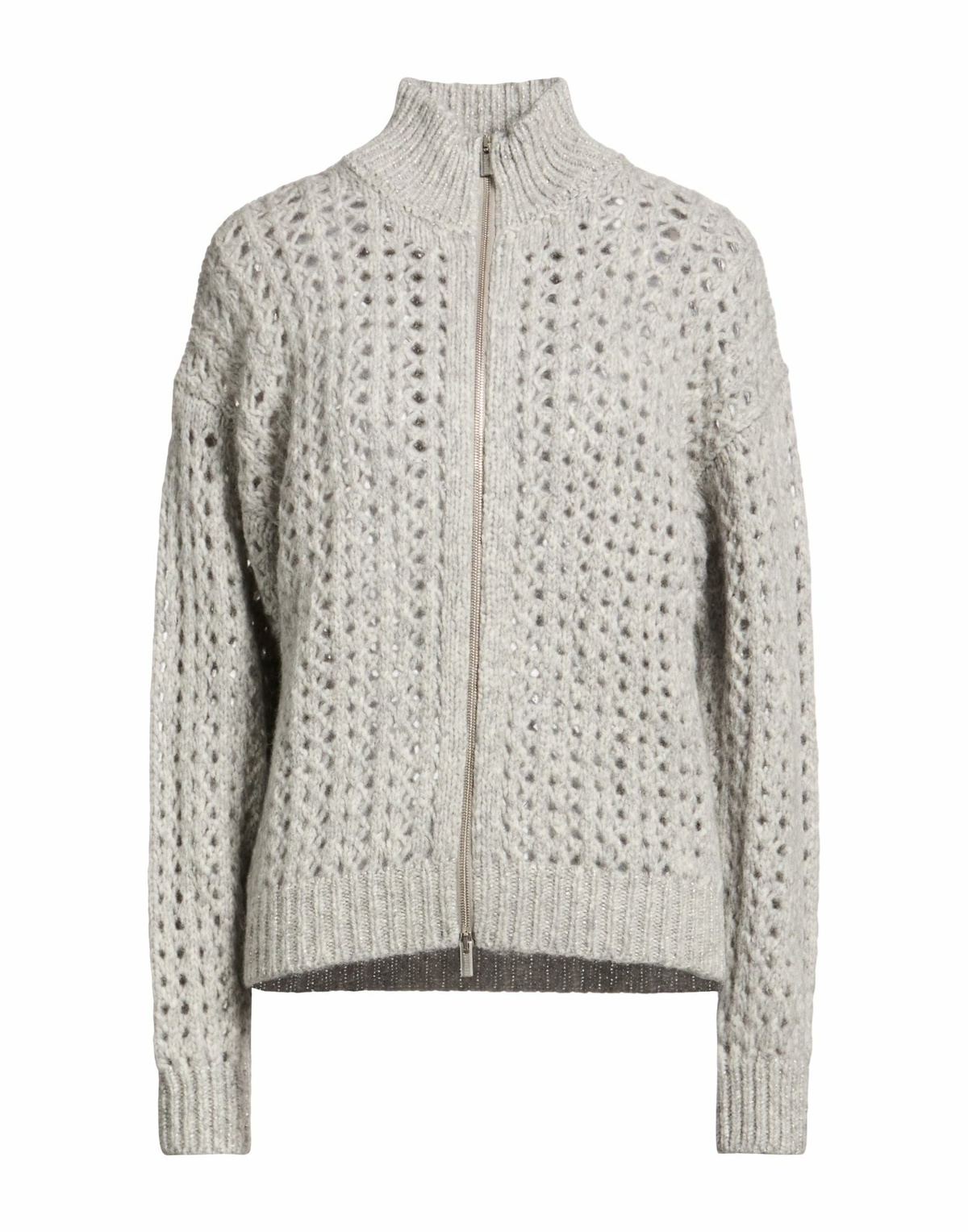 Peserico Womens Cardigan Light in Grey