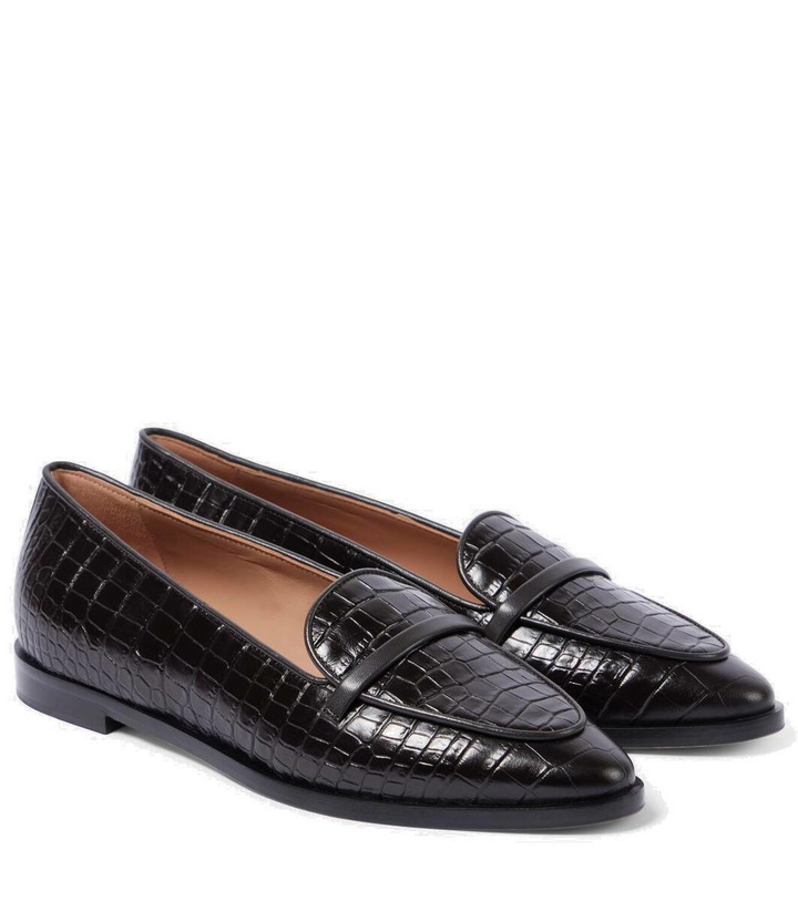 Photo: Malone Souliers Barry embossed leather loafers