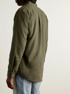 Portuguese Flannel - Teca Cotton-Flannel Shirt - Green