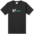 Soulland Men's Flower Logo T-Shirt in Black