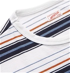Arpenteur - Striped Cotton-Jersey T-Shirt - White