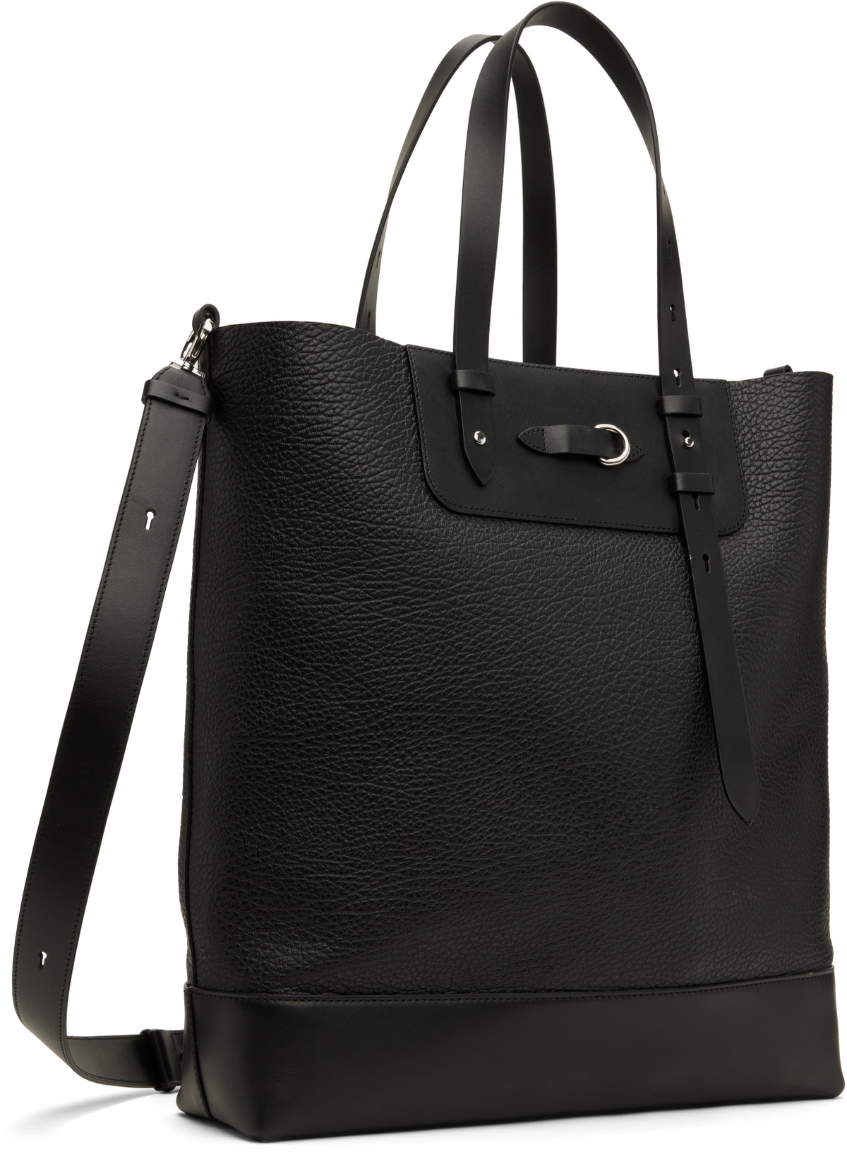 Maison Margiela Black Vertical Belt Tote