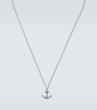 Mateo Anchor Lock Small sterling silver chain necklace