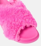 Marni Fussbett shearling sandals